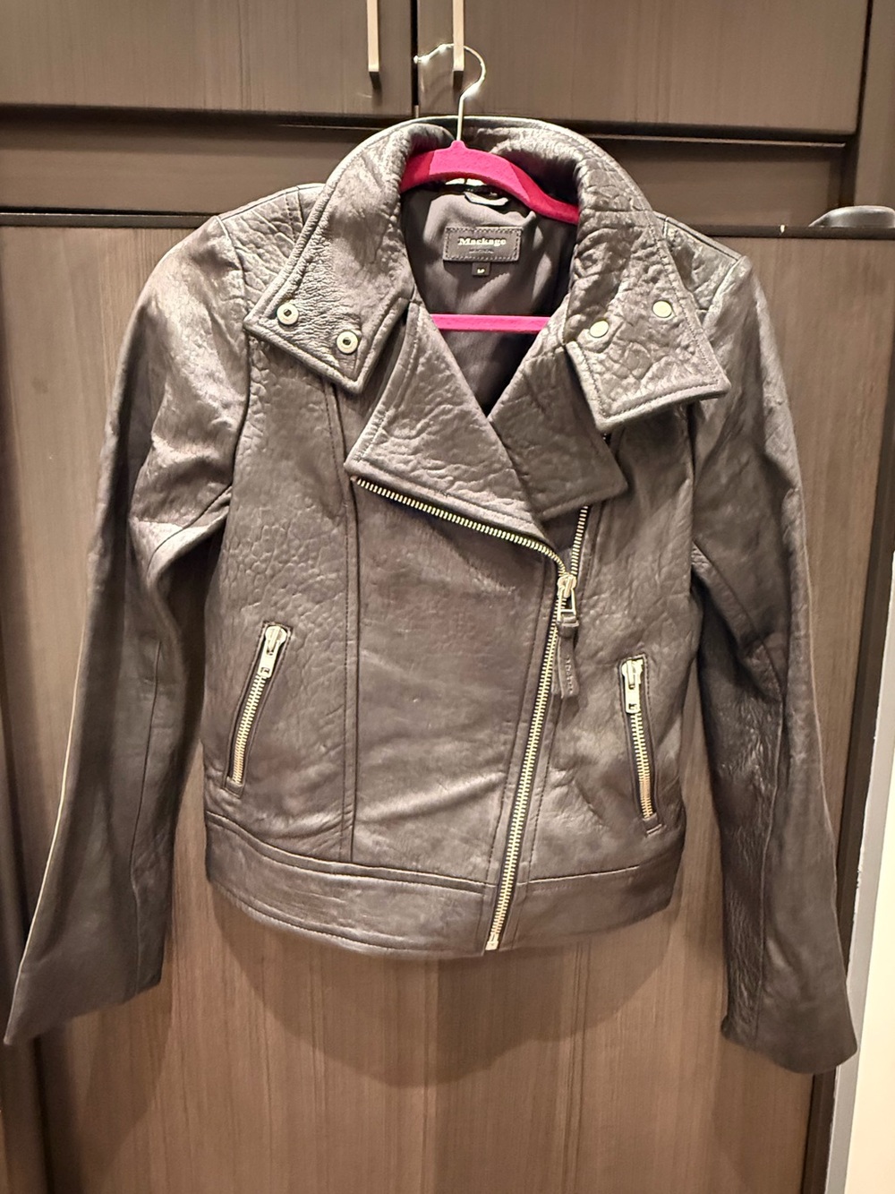Mackage Women's Leather Biker Jacket
